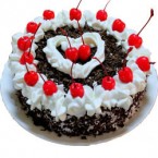 send Order500gms Black Forest Cake Delivery